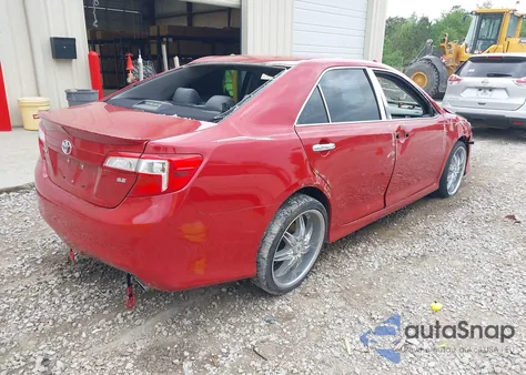 2012 Toyota Camry Se из США, поврежденный, VIN 4T1BF1FK2CU562903